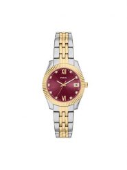 Fossil Zegarek Scarlette ES5461 Złoty. Żółte, analogowe zegarki Fossil, ze stali. Za 789.99 zł.