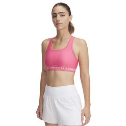 Under Armour Crossback Mid Bra Top Damskie. Czerwone topy sportowe Under Armour, s, bez wzorów. Za 204.50 zł.