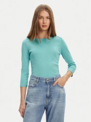 United Colors Of Benetton Bluzka 3GA2E16A1 Zielony Regular Fit. Zielone bluzki United Colors Of Benetton, l, bez wzorów, z bawełny, bez kołnierzyka, bez ramiączek. Za 79.99 zł.