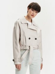 ONLY Kurtka z imitacji skóry Vera 15308584 Szary Regular Fit. Szare kurtki ONLY, m, bez wzorów, ze skóry, bez kaptura. Za 159.99 zł.