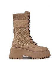 Liu Jo Trapery Flair 04 SF3017 TX040 Beżowy. Brązowe traperki Liu Jo, bez wzorów, z materiału, bez obcasa, bez zapięcia. Za 1,909.00 zł.