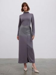 BGN Spódnica w kolorze antracytowym rozmiar: 40. Czarne spódnice BGN, na co dzień, bez wzorów, maxi, proste. Za 136.45 zł.