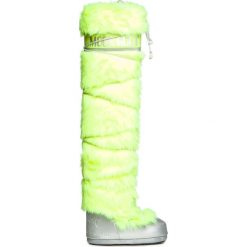 Buty MOON BOOT THIGH FUR BY JEREMY SCOTT Zielony. Śniegowce marki Moon Boot. W wyprzedaży za 924.00 zł.
