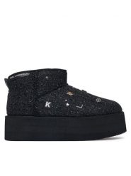 KARL LAGERFELD Śniegowce Thermo Charms & Studs KL48524B Czarny. Czarne śniegowce KARL LAGERFELD, bez wzorów, z materiału, bez zapięcia. Za 964.99 zł.