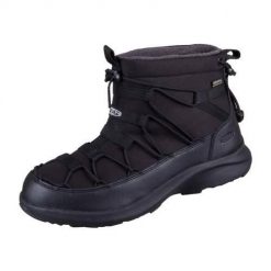 Buty do chodzenia damskie Keen Uneek Snk Chukka II WP. Czarne buty treningowe Keen, bez wzorów, z materiału, za kostkę, bez zapięcia, trekkingowe. Za 484.00 zł.