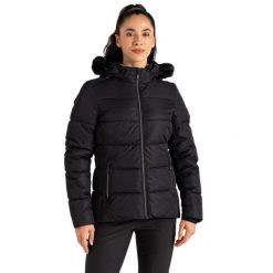Kurtka Narciarska Damska Glamorize V. Czarne kurtki narciarskie Dare 2b, xl, bez wzorów, z materiału, z kapturem, narciarskie. Za 994.99 zł.