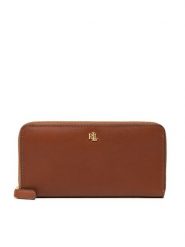 Lauren Ralph Lauren Duży Portfel Damski Zip Cont Wlt 432876730004 Brązowy. Brązowe portfele Lauren Ralph Lauren, bez wzorów, ze skóry. Za 649.99 zł.