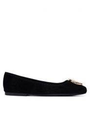 MICHAEL Michael Kors Baleriny Milan 40F5MLFP1S Czarny. Czarne baleriny MICHAEL Michael Kors, bez wzorów, ze skóry, bez obcasa, bez zapięcia. Za 449.99 zł.