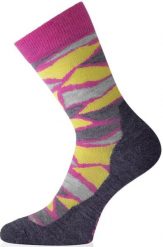 Skarpety merino WLJ. Zielone skarpetki LASTING, bez wzorów, z elastanu. Za 65.00 zł.