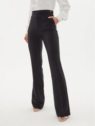Elisabetta Franchi Spodnie materiałowe PA-030-46E2-V250 Czarny Regular Fit. Czarne spodnie materiałowe Elisabetta Franchi, bez wzorów, z materiału. Za 799.99 zł.