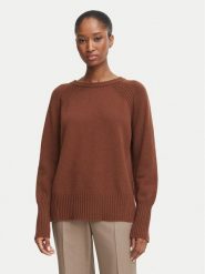 Marella Sweter Bella 2623366295 Brązowy Regular Fit. Brązowe swetry Marella, xs, bez wzorów, z wełny, bez ramiączek. Za 829.99 zł.