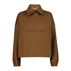 Damski sweter 1/2 zip CMP. Brązowe swetry CMP, bez wzorów, eleganckie, bez ramiączek. Za 340.00 zł.