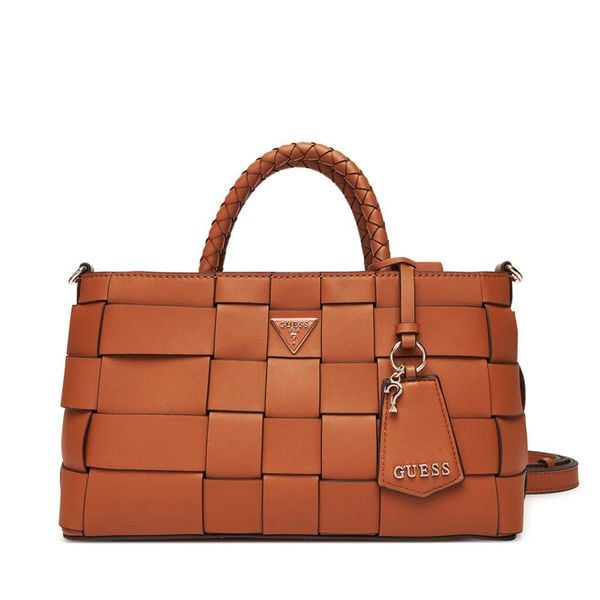 Torebka Guess. Brązowe torebki klasyczne Guess, z aplikacjami, bez dodatków. Za 607.99 zł.