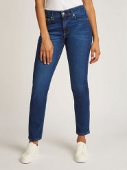 CALVIN KLEIN JEANS Dżinsy - Slim fit - w kolorze granatowym rozmiar: W33/L34. Niebieskie jeansy Calvin Klein Jeans, l, z aplikacjami, z jeansu, klasyczne. Za 266.66 zł.