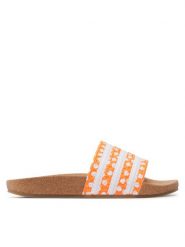 Adidas Klapki adilette W GX9482 Biały. Białe klapki adidas, bez wzorów, ze skóry, sportowe, bez obcasa, bez zapięcia. Za 199.99 zł.