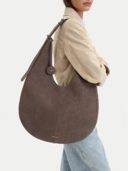 GINO ROSSI Torebka EO-224-19586-1 Beżowy ciemny. Brązowe shopper bag Gino Rossi, bez wzorów, ze skóry, bez dodatków. Za 599.99 zł.