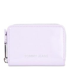 Mały Portfel Damski Tommy Jeans. Fioletowe portfele Tommy Jeans, bez wzorów, z jeansu. Za 109.99 zł.