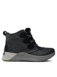 Sorel Botki Out N About™ Iii Classic Wp NL4428-010 Czarny. Czarne botki Sorel, bez wzorów, ze skóry, bez obcasa, na płaskiej podeszwie, bez zapięcia. Za 369.99 zł.