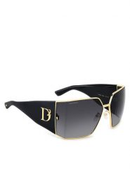 Dsquared2 Okulary przeciwsłoneczne 207654 Czarny. Czarne okulary przeciwsłoneczne Dsquared2, bez wzorów, z tworzywa sztucznego. Za 899.99 zł.