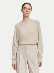Marella Golf Gennaio 2623366025 Beżowy jasny Regular Fit. Brązowe swetry Marella, xl, bez wzorów, z kaszmiru, bez ramiączek. Za 1,299.00 zł.