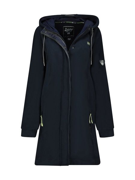 Geographical Norway Płaszcz polarowy "Timothe" w kolorze granatowym rozmiar: XL. Niebieskie płaszcze Geographical Norway, xl, bez wzorów, z polaru, bez kaptura. Za 188.40 zł.