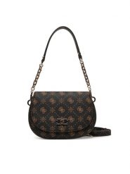 Guess Torebka Emelie Logo HWGP99 28200 Brązowy. Brązowe torebki klasyczne Guess, z aplikacjami, ze skóry, bez dodatków. Za 659.99 zł.