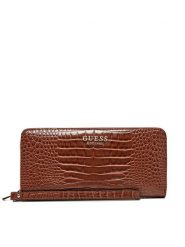 Guess Duży Portfel Damski SWCZ85 00146 Brązowy. Brązowe portfele Guess, z aplikacjami, ze skóry. Za 269.99 zł.