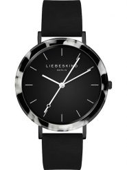 Liebeskind Zegarek kwarcowy w kolorze czarnym rozmiar: onesize. Czarne, analogowe zegarki Liebeskind, ze stali. Za 286.84 zł.