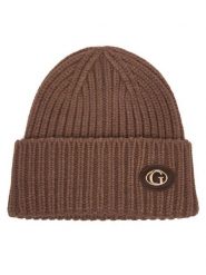Guess Czapka AW5638 POL01 Brązowy. Brązowe czapki zimowe Guess, z aplikacjami, z wiskozy. Za 154.99 zł.