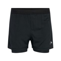 Szorty damskie Newline core. Czarne szorty Newline, bez wzorów, sportowe. Za 191.00 zł.