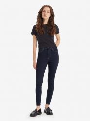 Levi's Dżinsy "720" - Super Skinny fit - w kolorze granatowym rozmiar: W29/28. Niebieskie jeansy Levi's, s, z aplikacjami, klasyczne, z podwyższonym stanem. Za 197.63 zł.
