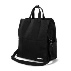Torba tote Urban Proof. Czarne torby na laptopa URBAN PROOF, bez wzorów, z materiału, na ramię. Za 288.15 zł.