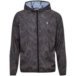 Kurtka wodoodporna Hummel Pulse AOP. Szare kurtki Hummel, xs, bez wzorów, bez kaptura. Za 336.00 zł.