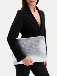 Nine West Aktówka CEO-OFFICE ELEGANCE-LDA9838 Srebrny. Szare aktówki Nine West, bez wzorów, ze skóry. Za 99.99 zł.