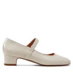 Baleriny Balagan. Białe baleriny BALAGAN, bez wzorów, bez obcasa, bez zapięcia. Za 599.99 zł.