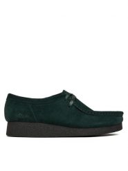 Clarks Półbuty WallabeeEVOSh 26184613 Zielony. Zielone półbuty wsuwane Clarks, bez wzorów, ze skóry, bez obcasa, na płaskiej podeszwie. Za 529.99 zł.