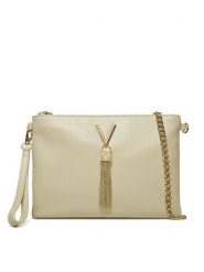 Valentino Torebka Divina VBS1R419G Beżowy. Brązowe kopertówki Valentino, bez wzorów, ze skóry, wizytowe, bez dodatków. Za 169.99 zł.