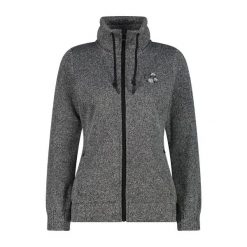 Damska sweter polarowy z dzianiny CMP. Czarne swetry CMP, m, bez wzorów, z dzianiny, bez ramiączek. Za 274.50 zł.