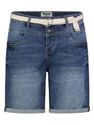 Sublevel Bermudy dżinsowe w kolorze granatowym rozmiar: XXL. Niebieskie szorty Sublevel, z aplikacjami, ze skóry. Za 113.99 zł.