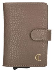 Charm Skórzany portfel w kolorze jasnobrązowym - 7 x 10 x 1,5 cm rozmiar: onesize. Brązowe portfele Charm, bez wzorów, z materiału. Za 131.43 zł.