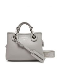 Emporio Armani Torebka EW000382 AF12036 M8118 Szary. Szare torebki klasyczne Emporio Armani, bez wzorów, ze skóry, bez dodatków. Za 709.99 zł.