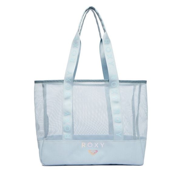 Torebka Roxy. Niebieskie shopper bag Roxy, bez wzorów, bez dodatków. Za 99.99 zł.