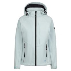 Trespass Fryatt - Damska kurtka typu softshell Seafoam Marl. Kurtki Trespass, z aplikacjami, z gumy, sportowe, bez kaptura. Za 414.99 zł.