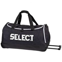 Torba piłkarska podróżna z kółkami Select LAZIO 105 L. Czarne torby podróżne SELECT SPORT, bez wzorów, z materiału. Za 486.00 zł.