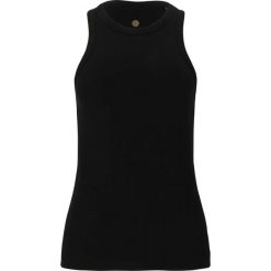 Damski tank top Athlecia Lankae. Czarne topy Athlecia, bez wzorów, sportowe, bez kołnierzyka, bez ramiączek. Za 140.00 zł.