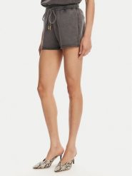 Just Cavalli Szorty sportowe 78PADE10 Czarny Loose Fit. Czarne szorty sportowe Just Cavalli, bez wzorów, z bawełny. Za 529.99 zł.