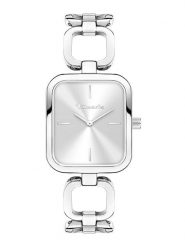 Tamaris Zegarek kwarcowy w kolorze srebrnym rozmiar: onesize. Szare, analogowe zegarki Tamaris, metalowe. Za 217.99 zł.