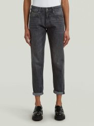 G-Star Dżinsy - Boyfriend fit - w kolorze antracytowym rozmiar: W30/L34. Czarne jeansy G-Star, l, z aplikacjami, ze skóry, klasyczne. Za 360.17 zł.