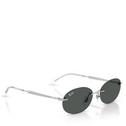 Okulary przeciwsłoneczne Ray-Ban. Szare okulary przeciwsłoneczne Ray-Ban, bez wzorów, srebrne. Za 679.99 zł.