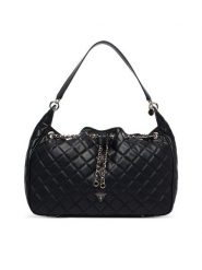 Guess Torebka Juliet HWQG24 56010 Czarny. Czarne torebki klasyczne Guess, z aplikacjami, ze skóry, bez dodatków. Za 674.99 zł.